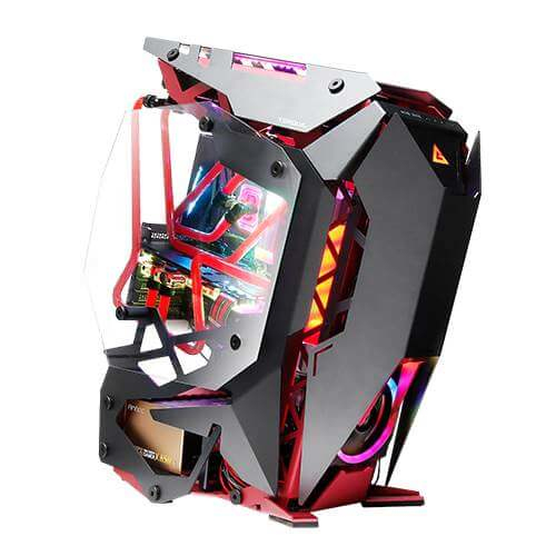 Antec TORQUE, Mid Tower case, window, Black/Red