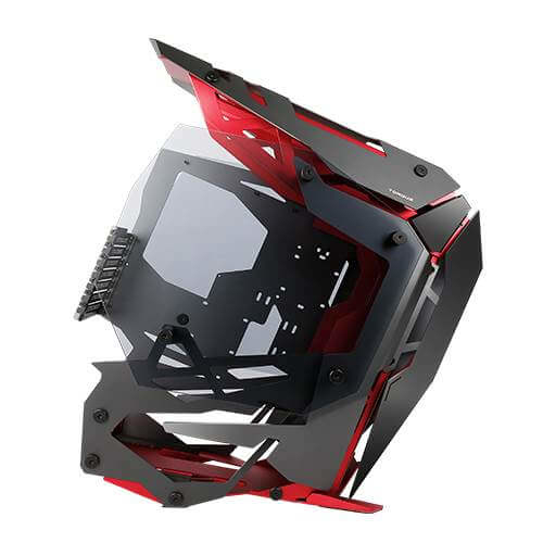 Antec TORQUE, Mid Tower case, window, Black/Red