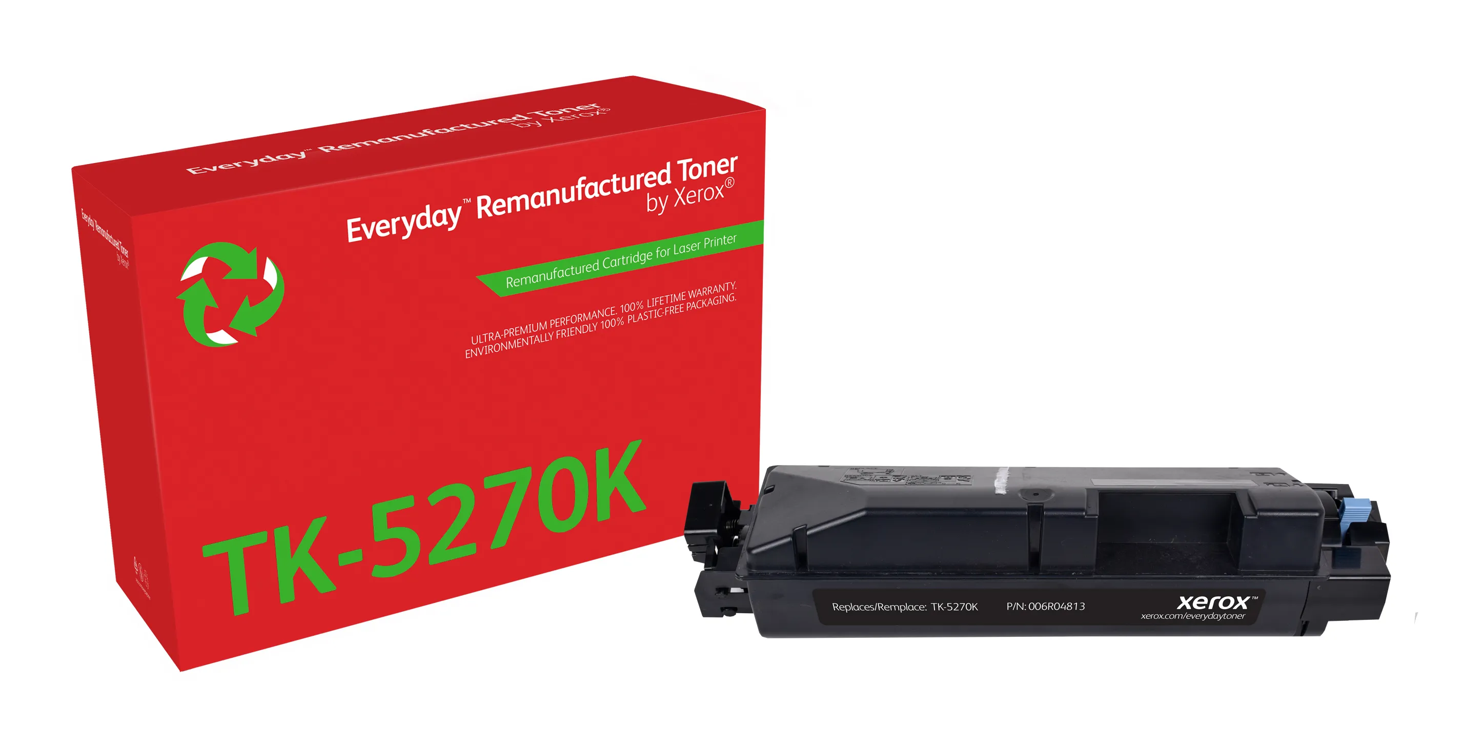 Xerox Everyday Remanufactured TK-5270K toner cartridge, black