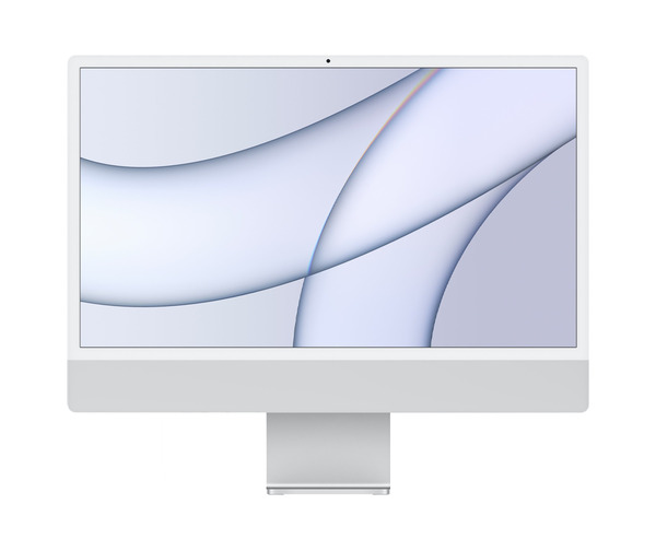Apple iMac 24&quot; Early 2021, M1 8C CPU, 16GB, 256GB, MacOS - All-in-one, Silver (Refurbished: A)