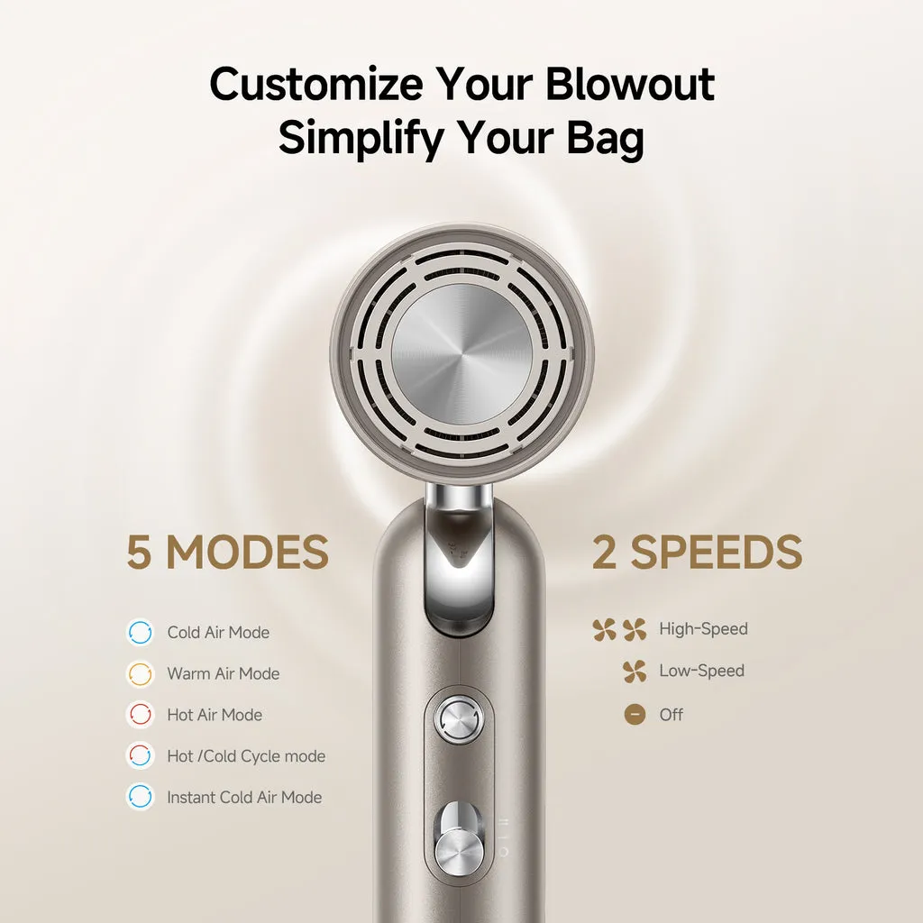 Dreame Pocket Pro 1300W Hair Dryer, Gold