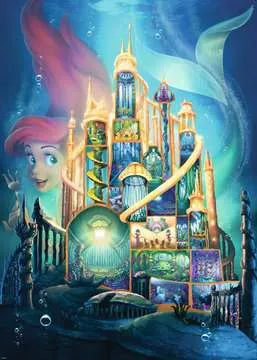 Ravensburger Disney Castle: Ariel -palapeli, 1000 palaa