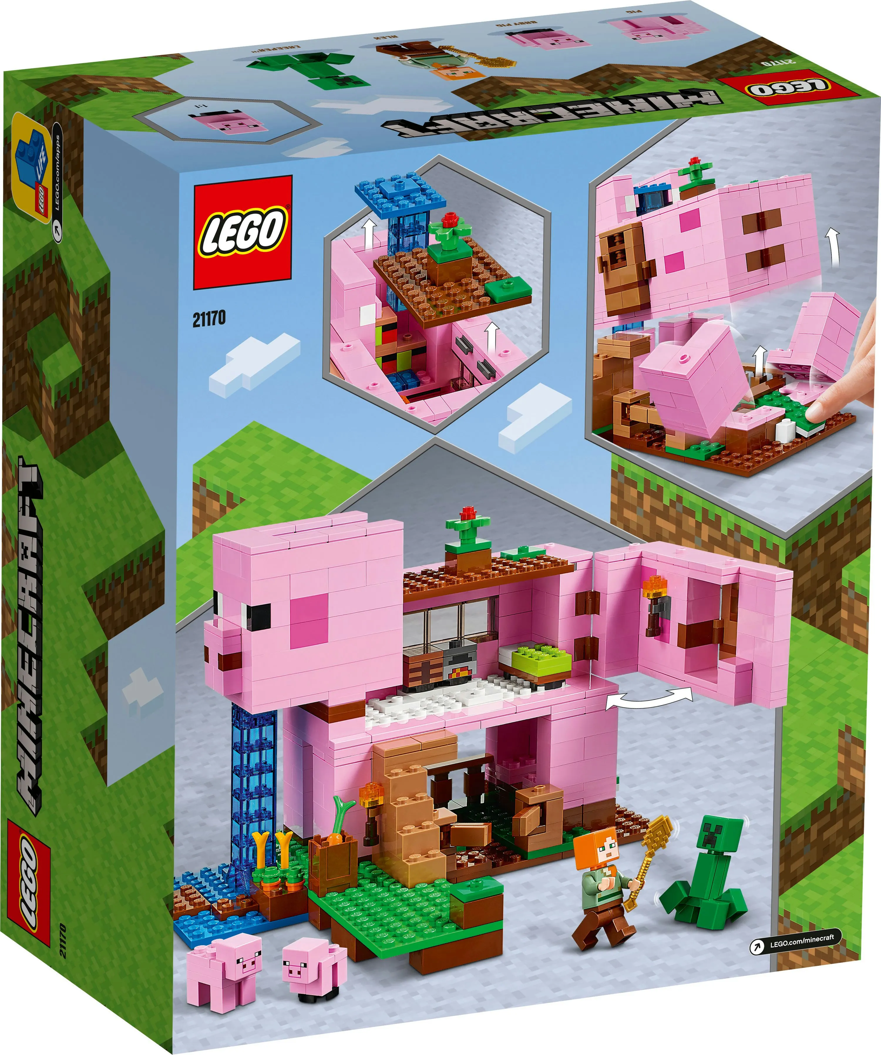 Lego Minecraft The Pig House  21170