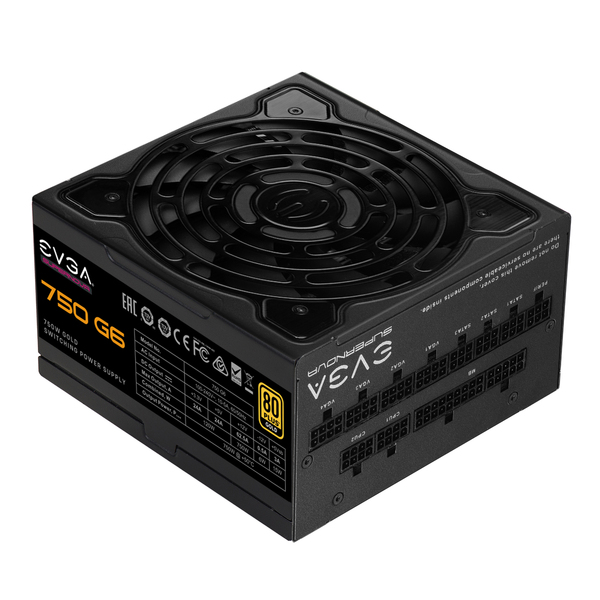 EVGA SuperNova G6 750W - Strömkälla, 80 Plus Gold