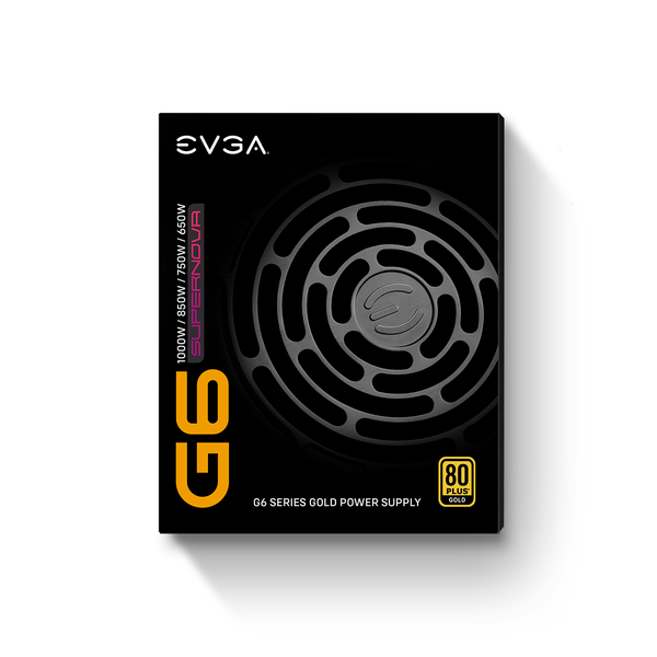 EVGA SuperNova G6 750W - Str&ouml;mk&auml;lla, 80 Plus Gold