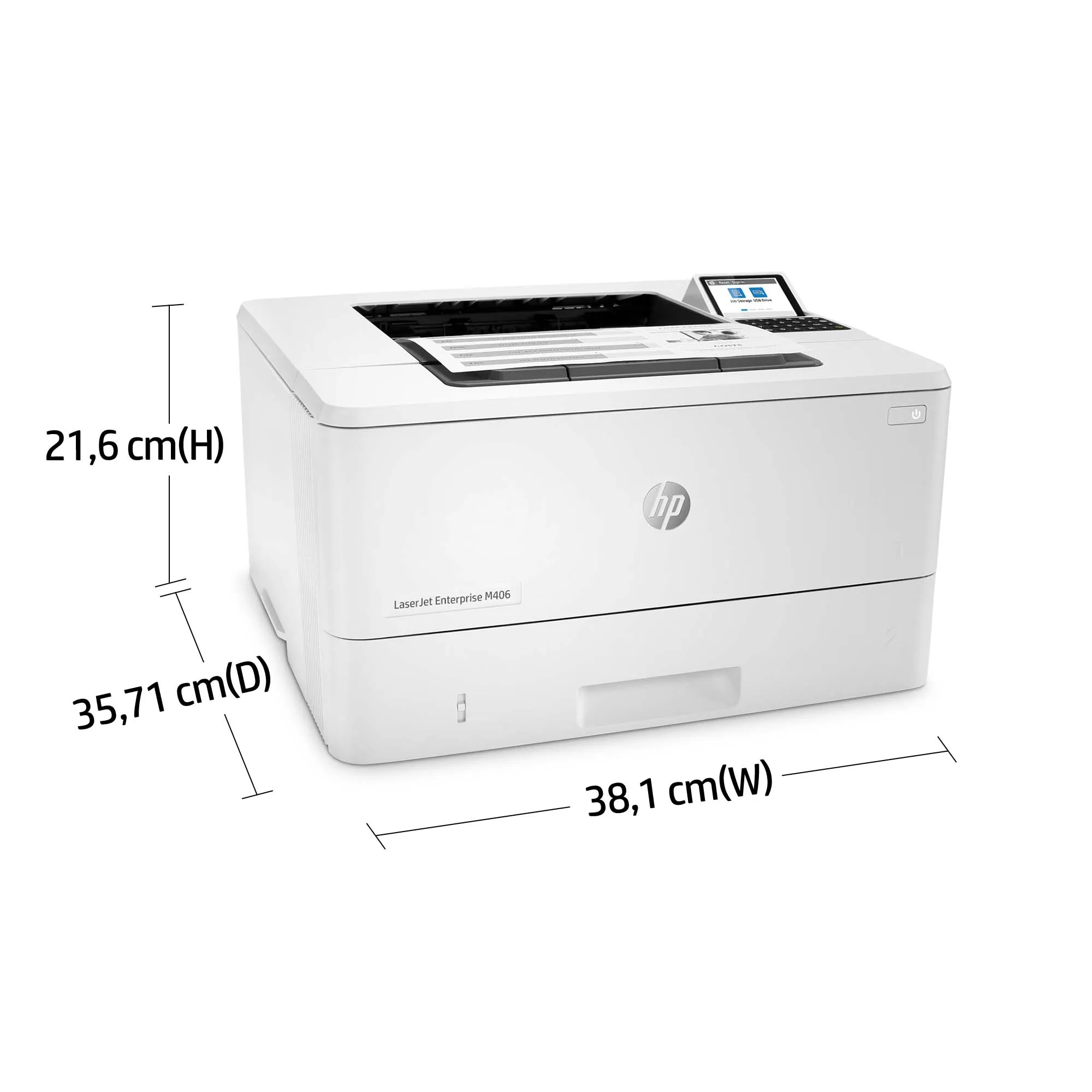 HP LaserJet Enterprise M406dn Printer