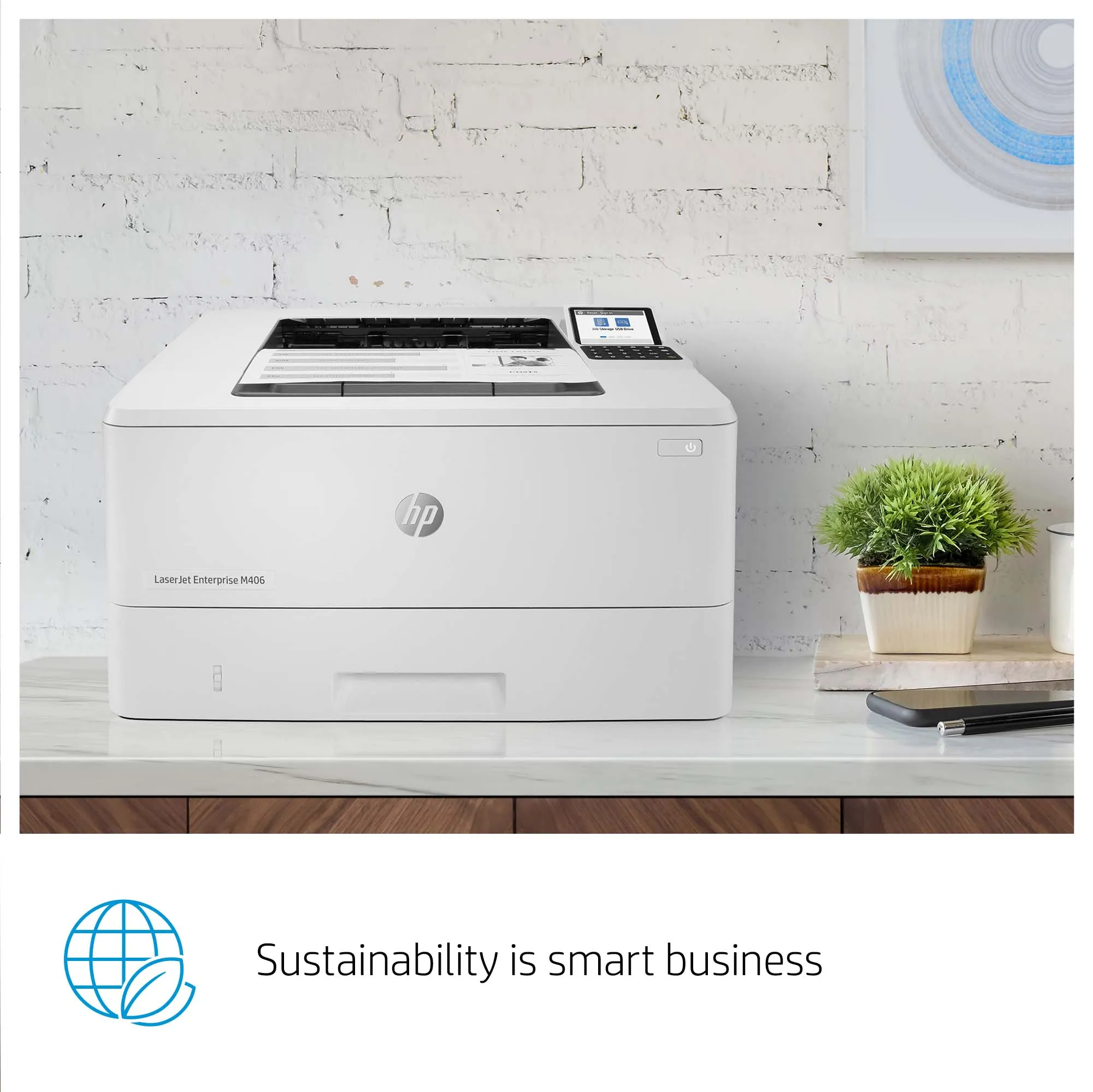 HP LaserJet Enterprise M406dn Printer