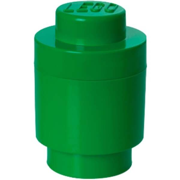 Room Copenhagen LEGO Storage Brick 1 round green - RC40301734