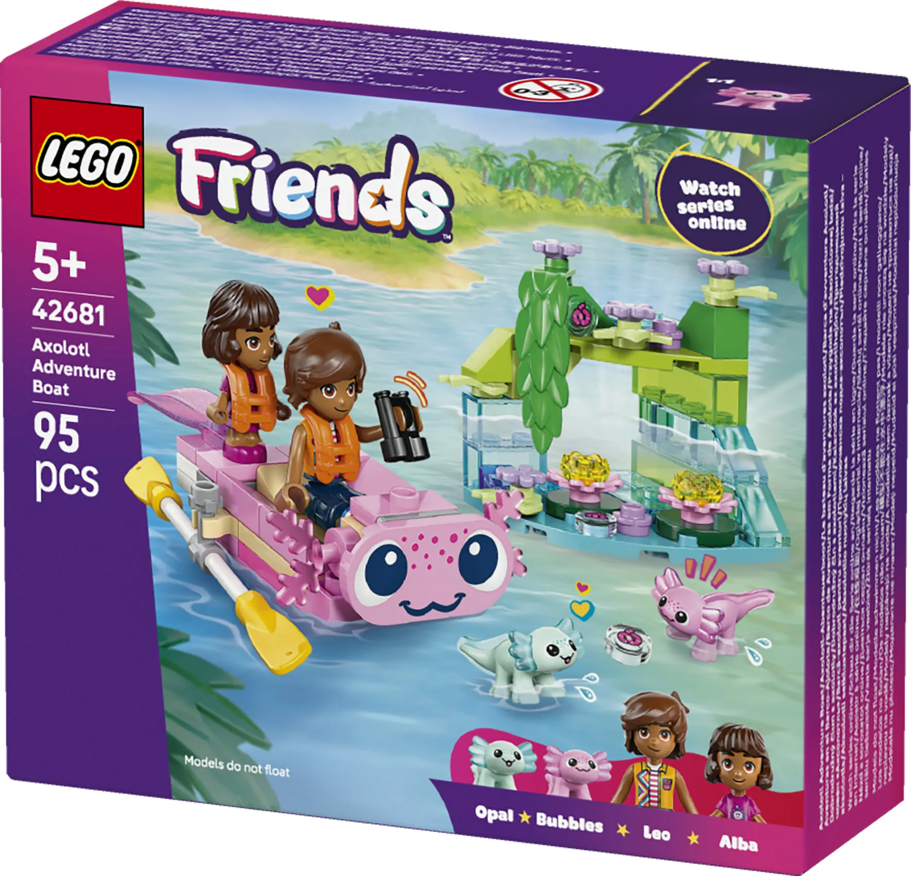 LEGO Friends Axolotl-&auml;ventyrsb&aring;t 42681