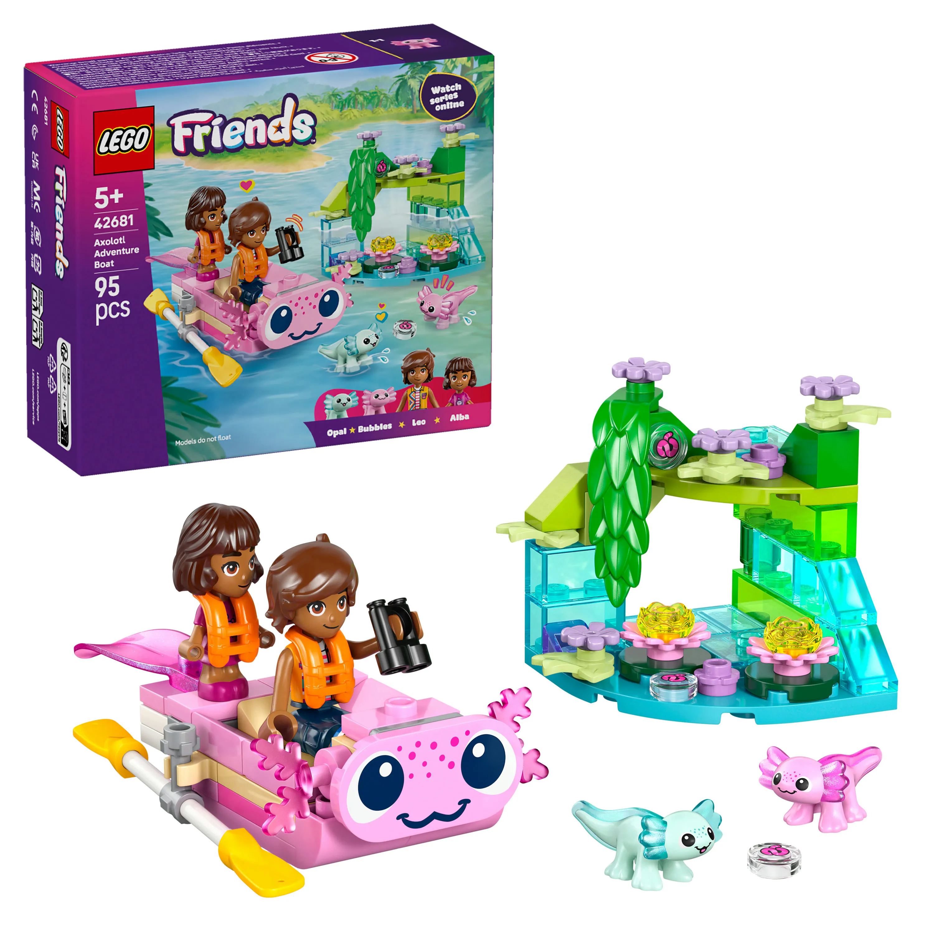 LEGO Friends Axolotl-&auml;ventyrsb&aring;t 42681