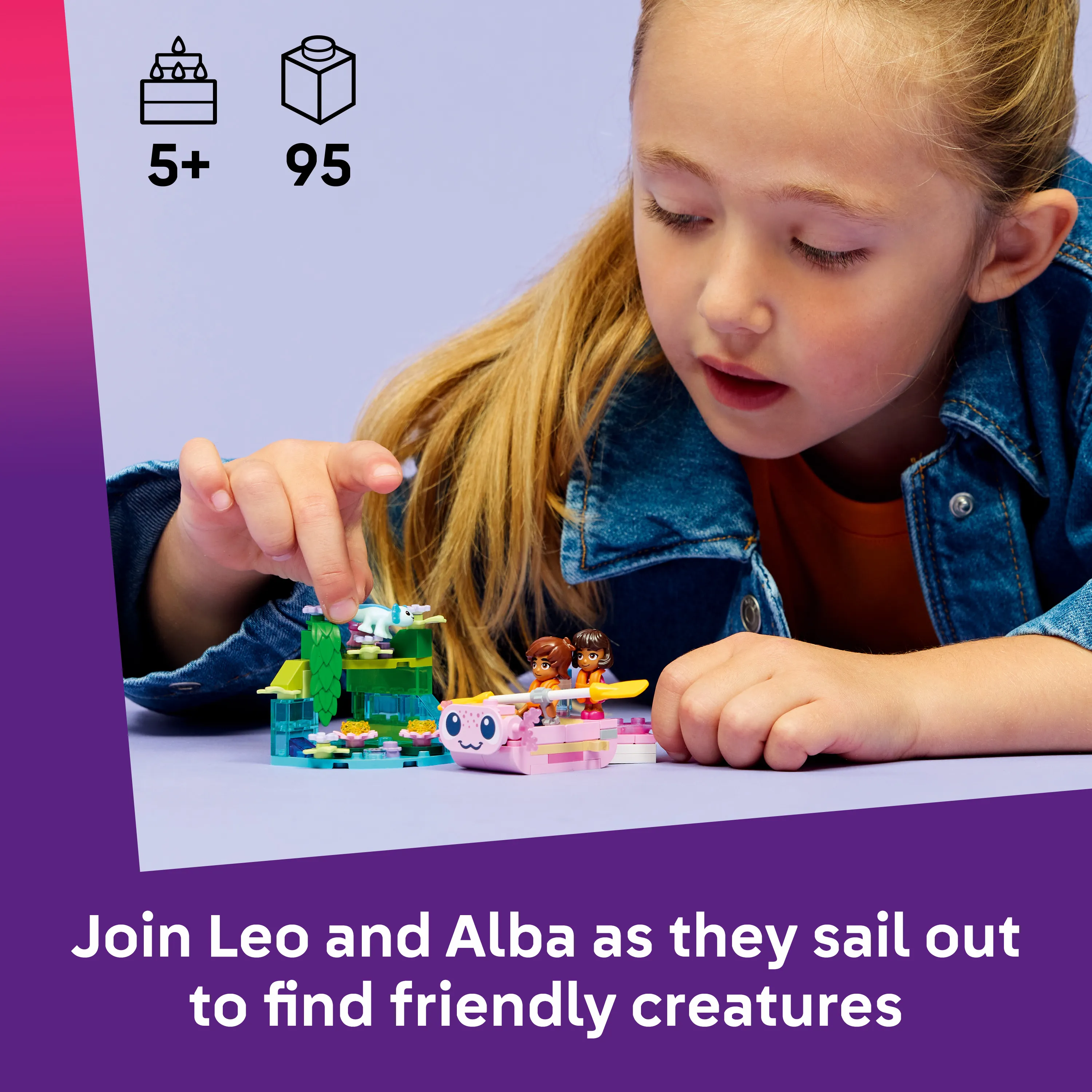 LEGO Friends Axolotl-&auml;ventyrsb&aring;t 42681