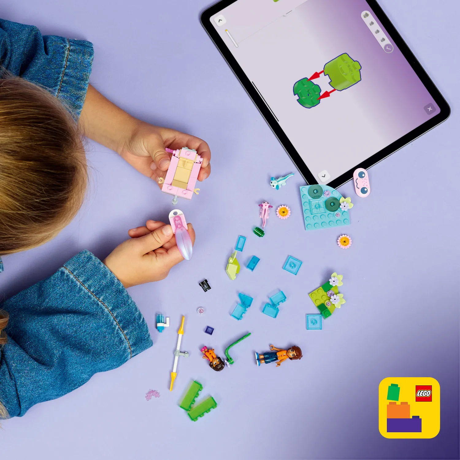 LEGO Friends Axolotl-&auml;ventyrsb&aring;t 42681