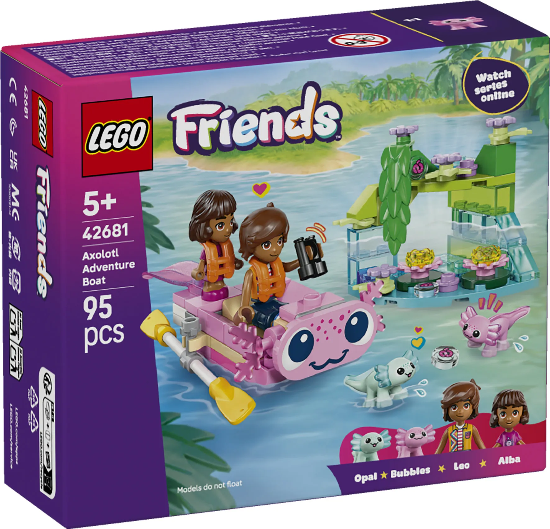 LEGO Friends Axolotl-&auml;ventyrsb&aring;t 42681
