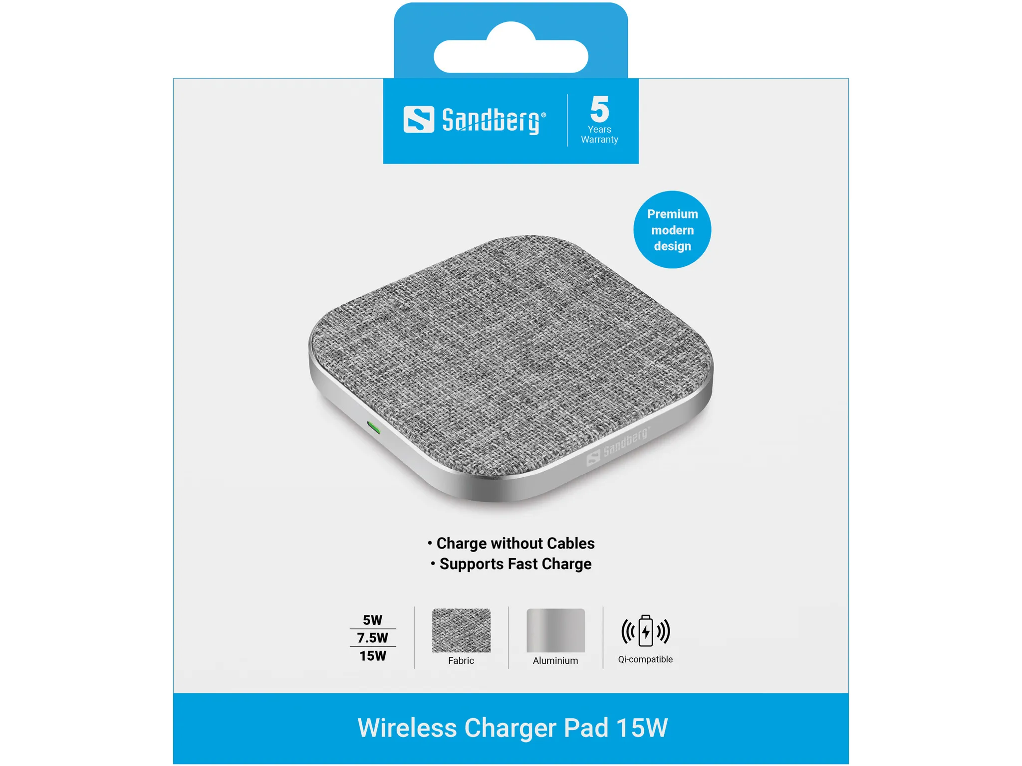 Sandberg Wireless Charger Pad 15W