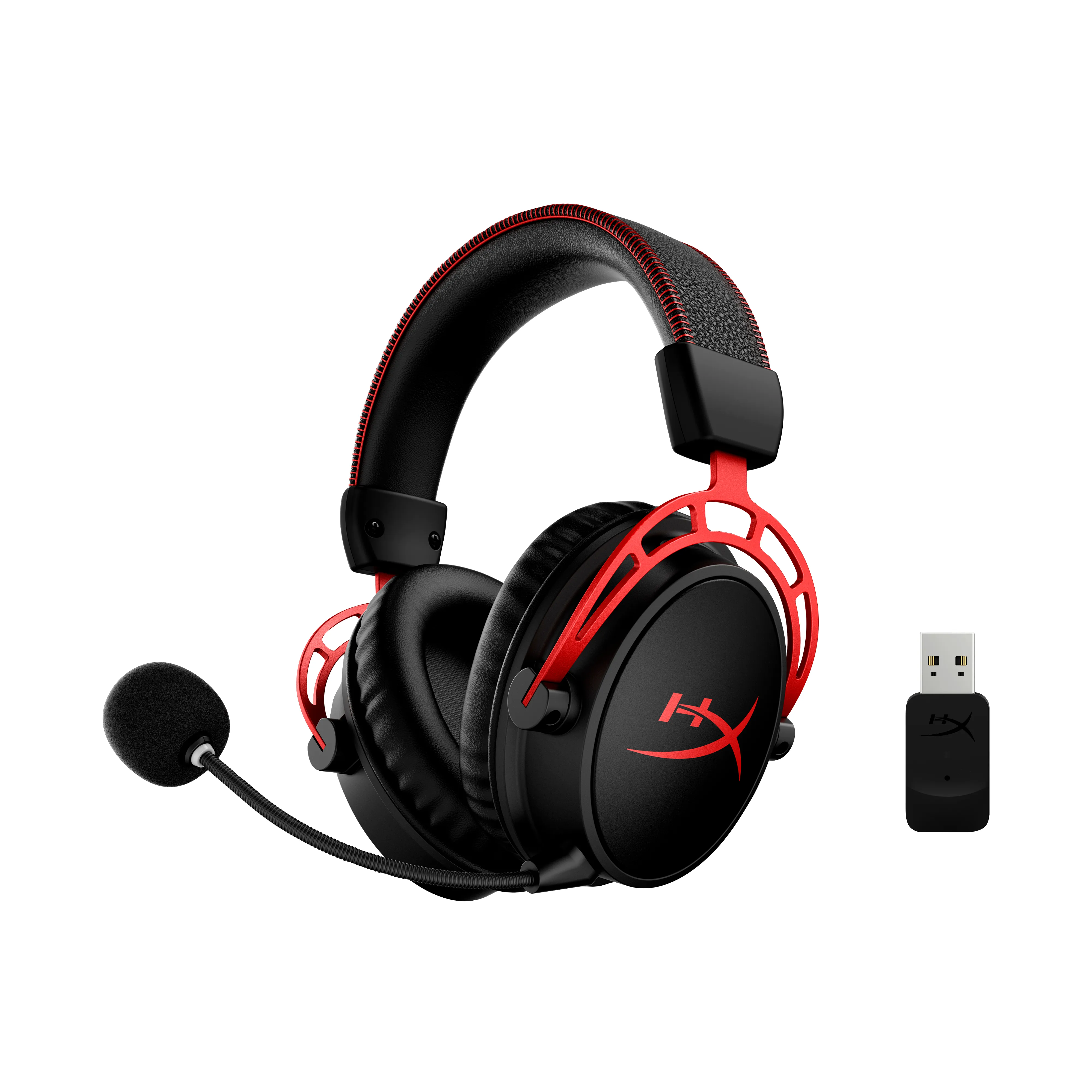 Hyperx Cloud Alpha - wireless gaming headset, red
