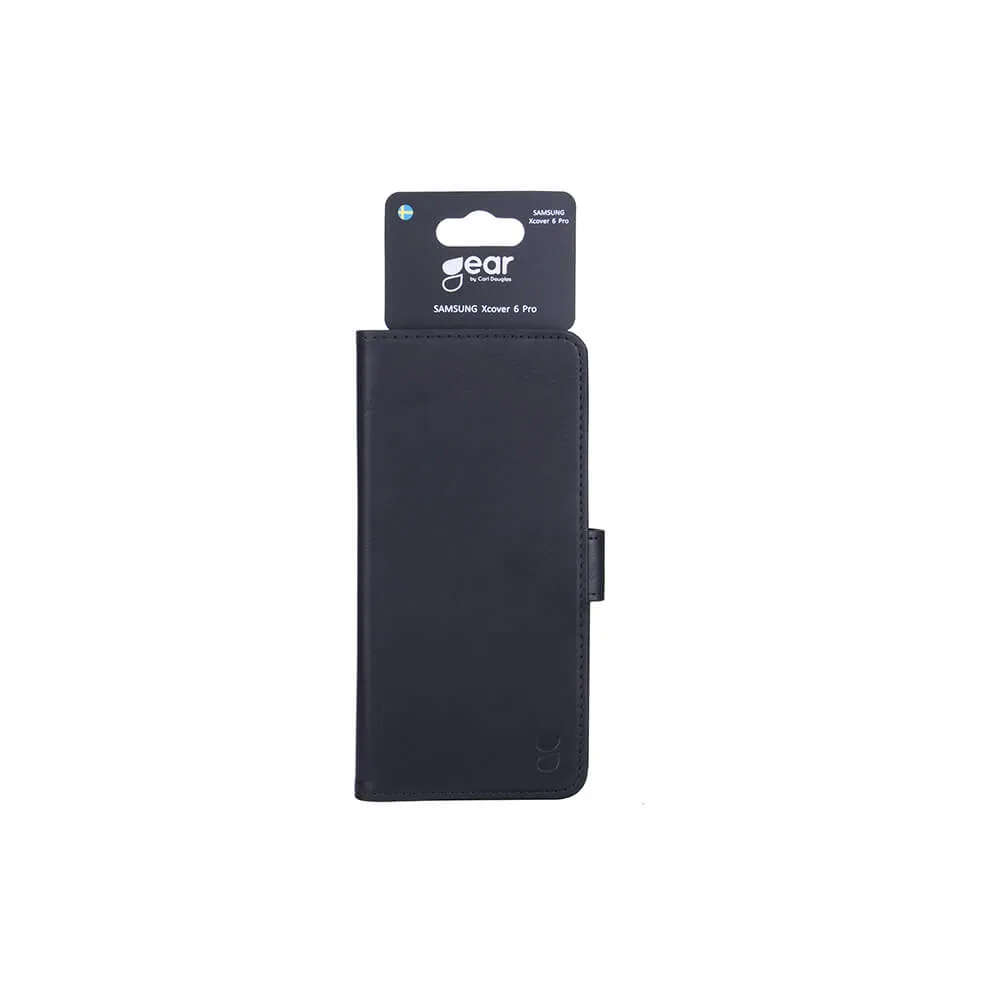 GEAR Wallet, Galaxy Xcover 6 Pro - Wallet Case, Black