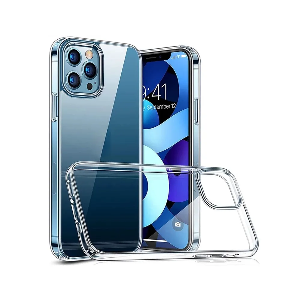 Insmat Crystal Cover, iPhone 13 Pro Max -suojakuori, Läpinäkyvä