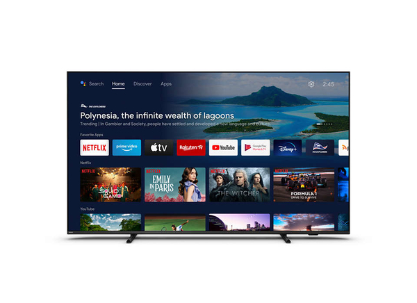 Philips 65" UHD, HDR, PIXEL PRECISE ULTRA HD, DOLBY, CHROMECAST, AL3