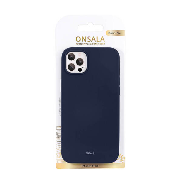 Onsala Silicone Case, iPhone 14 Plus - Case, Dark Blue