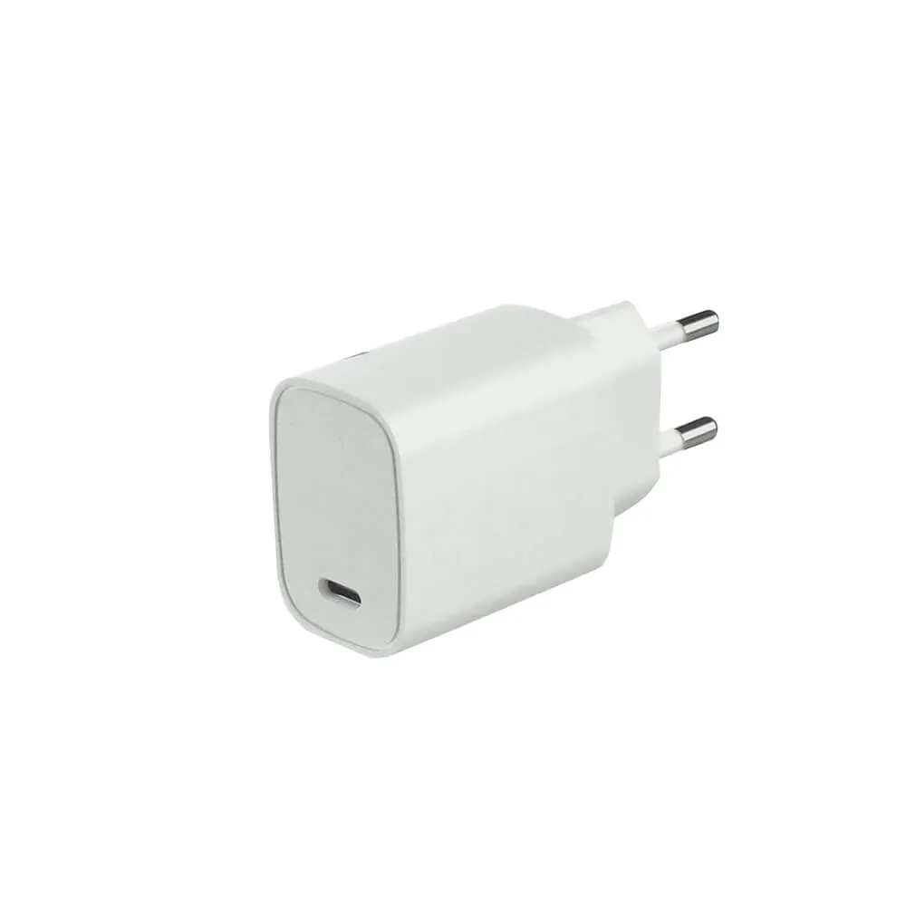 GEAR Laddare 220V 1xUSB-C PD 20W Vit