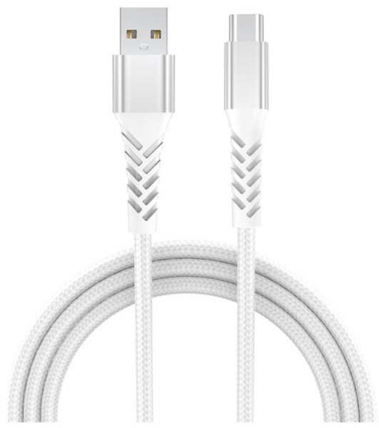 Grateq Pro USB-A - USB-C - kabel, 1.5m, Vit