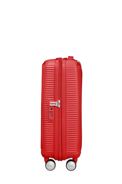 American Tourister Soundbox Sp 55cm Exp. - cabin bag, coral red