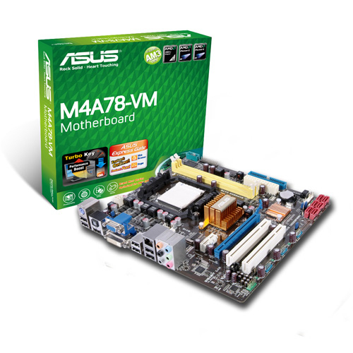 ASUS M4A78-VM SocketAM2/AM2+ uATX