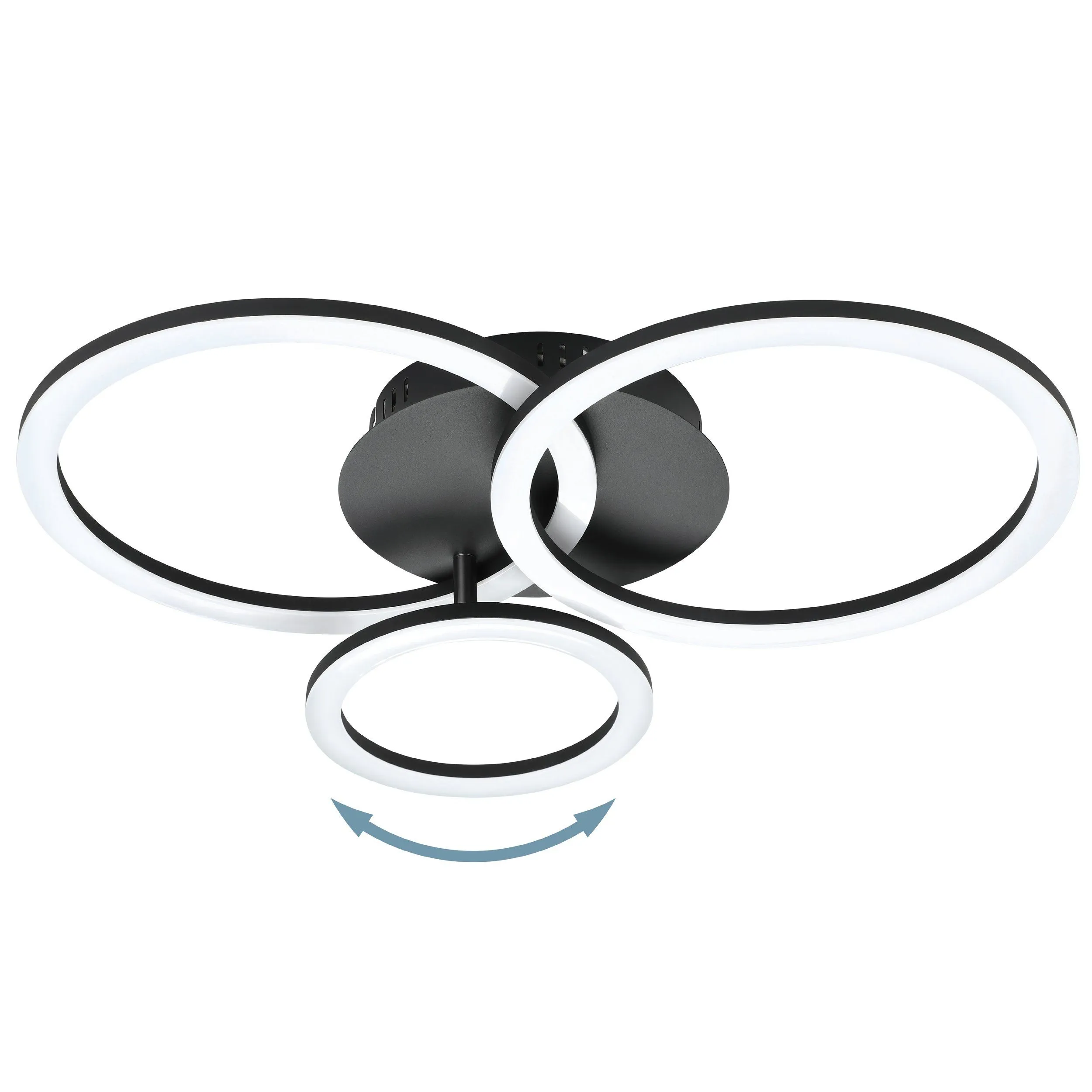EGLO connect.z Parrapos-Z - Ceiling light, Black/White
