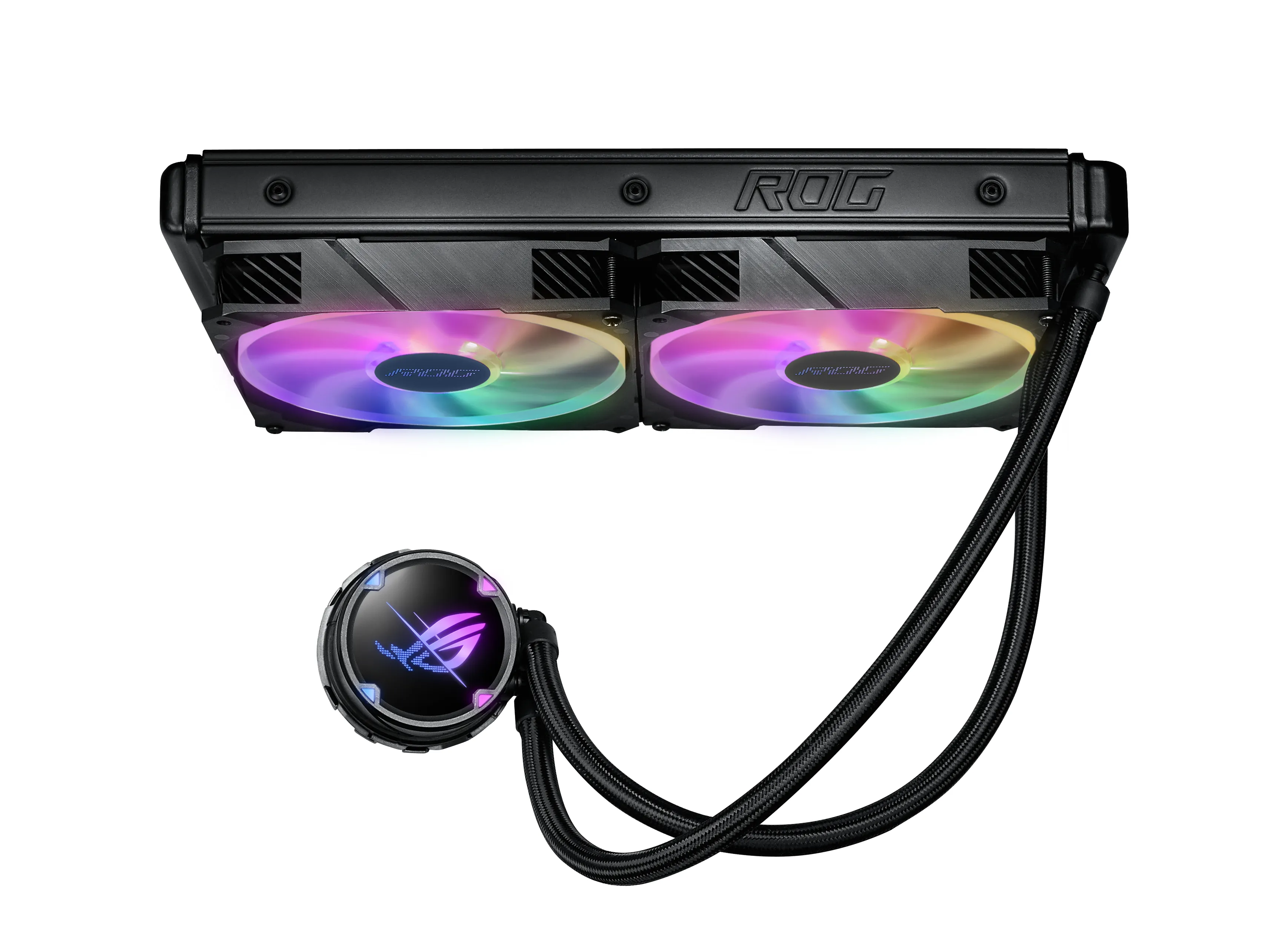 ASUS ROG Strix LC II 280 ARGB all-in-one liquid CPU cooler with Aura Sync