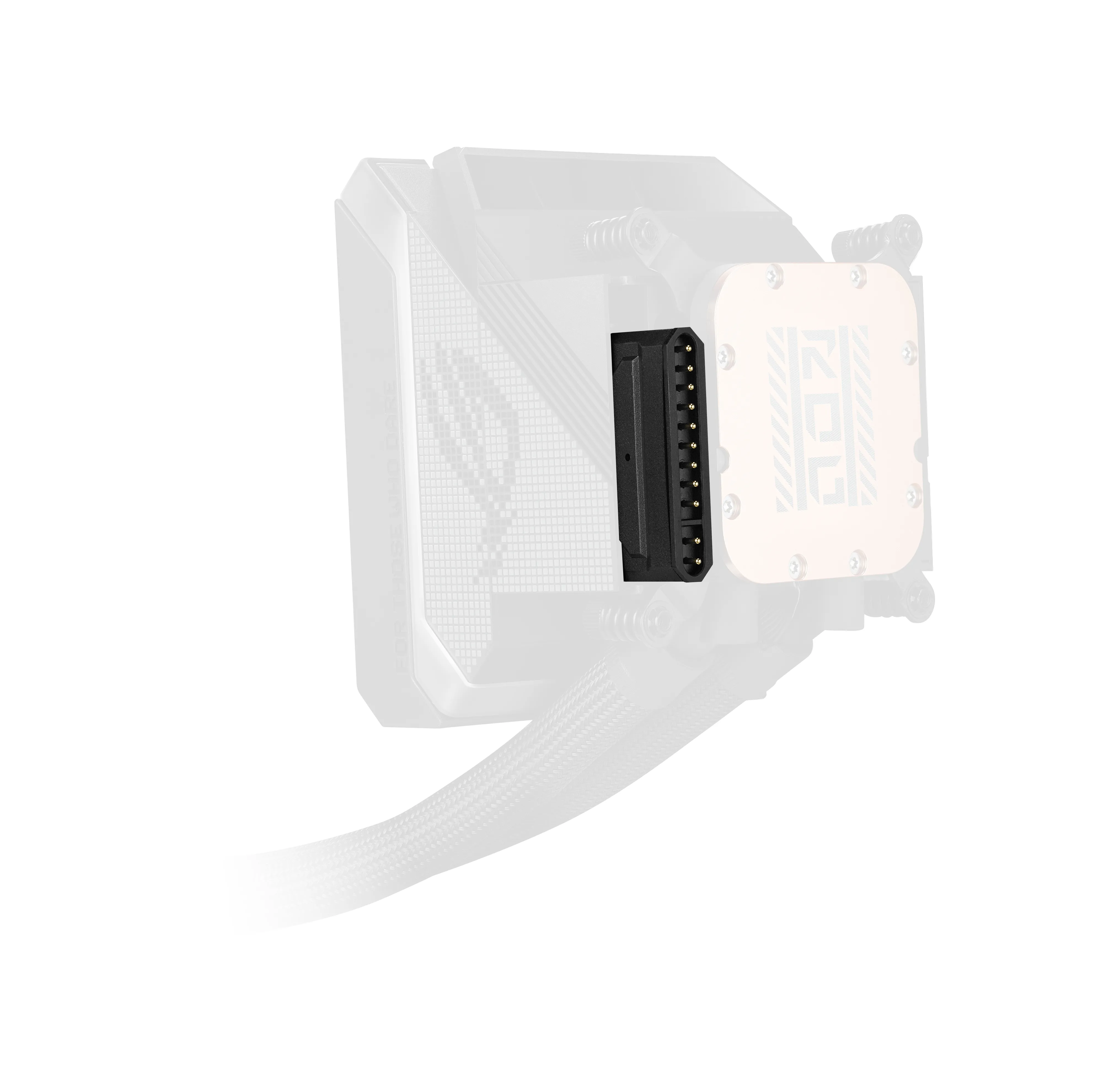 CPU liquid cooler ASUS ROG Strix LC IV 360 ARGB LCD, Black