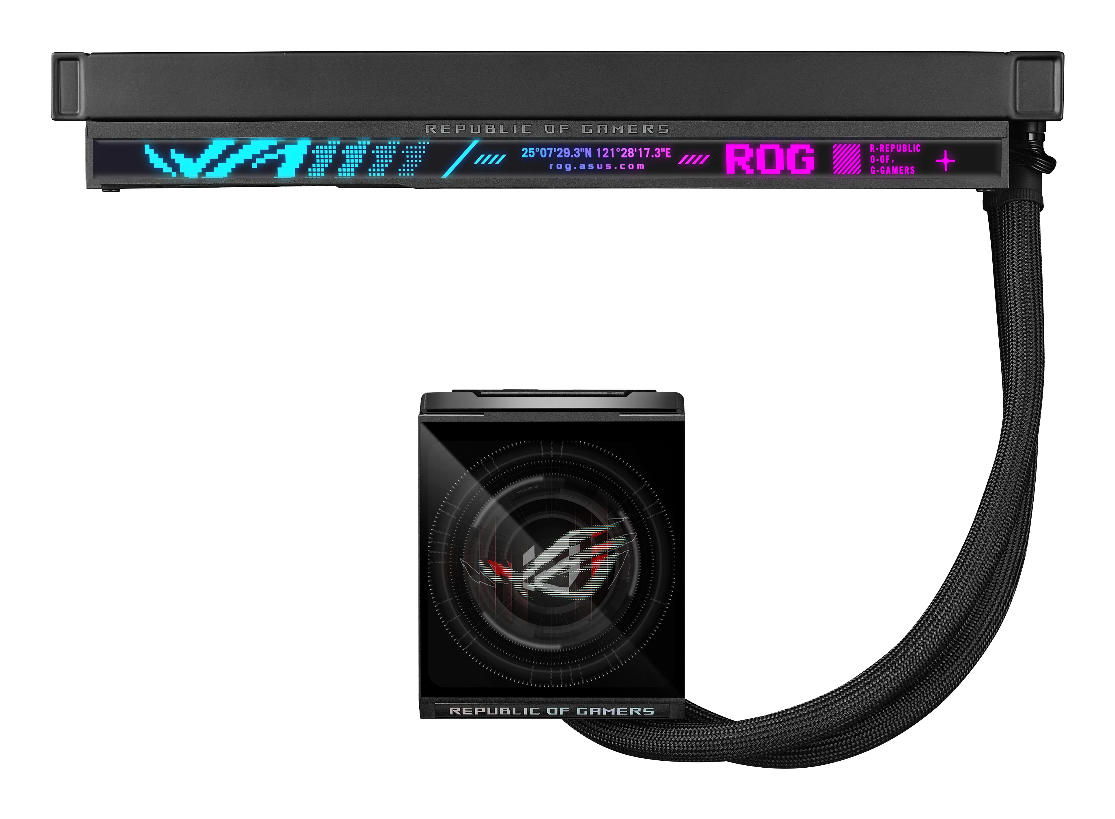 CPU liquid cooler ASUS ROG Strix LC IV 360 ARGB LCD, Black