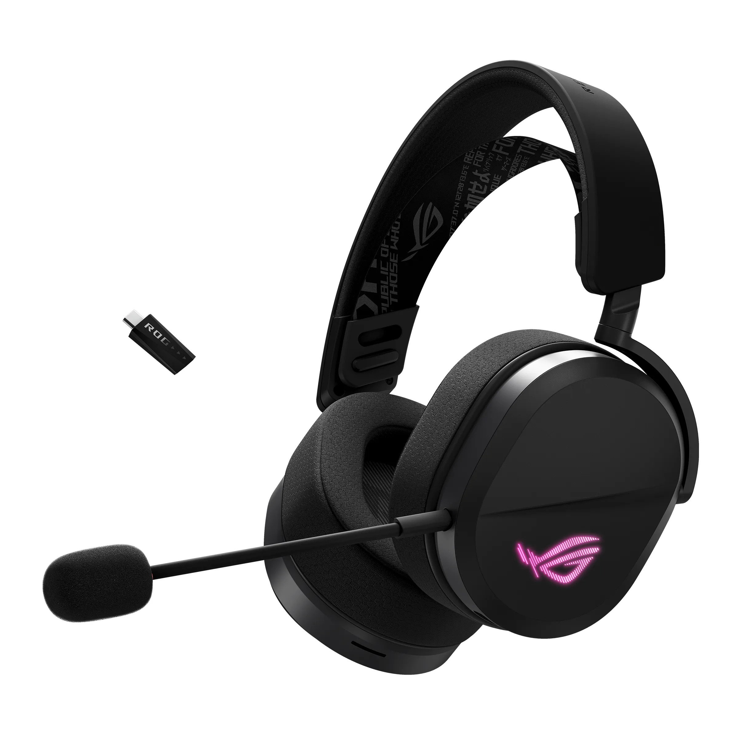 Asus ROG Pelta - trådlös spelheadset, Svart