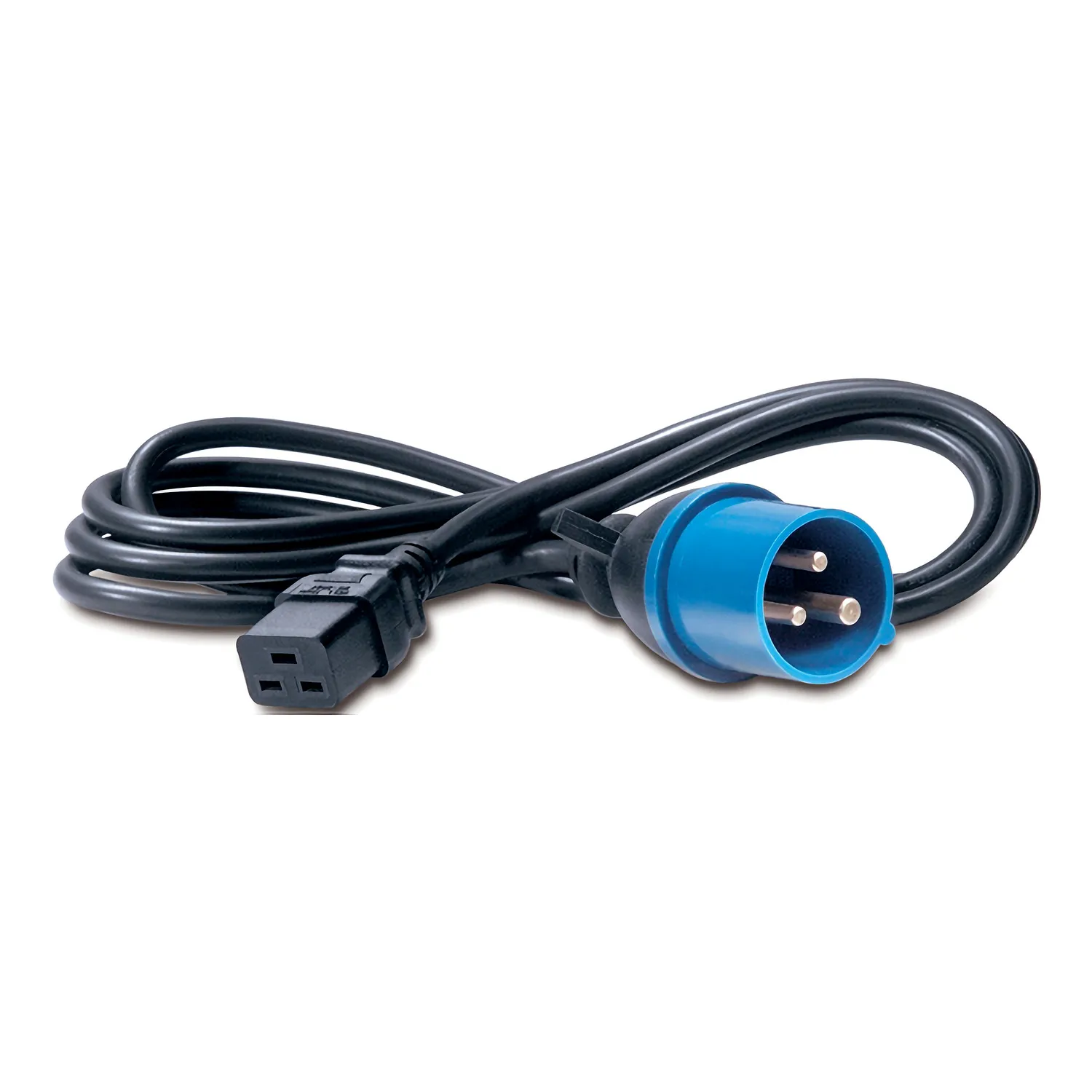 APC Power Cord, 16A, 230V, IEC 309 (blue single phase connector) to IEC 320 C19 2,5 m