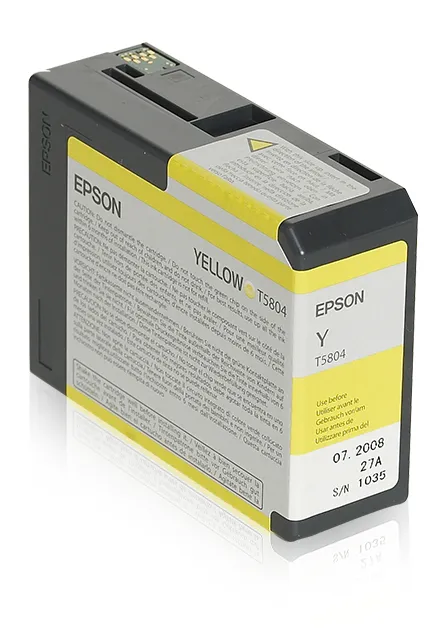 EPSON ink cartridge yellow 80ml for StylusPro 3800 3880
