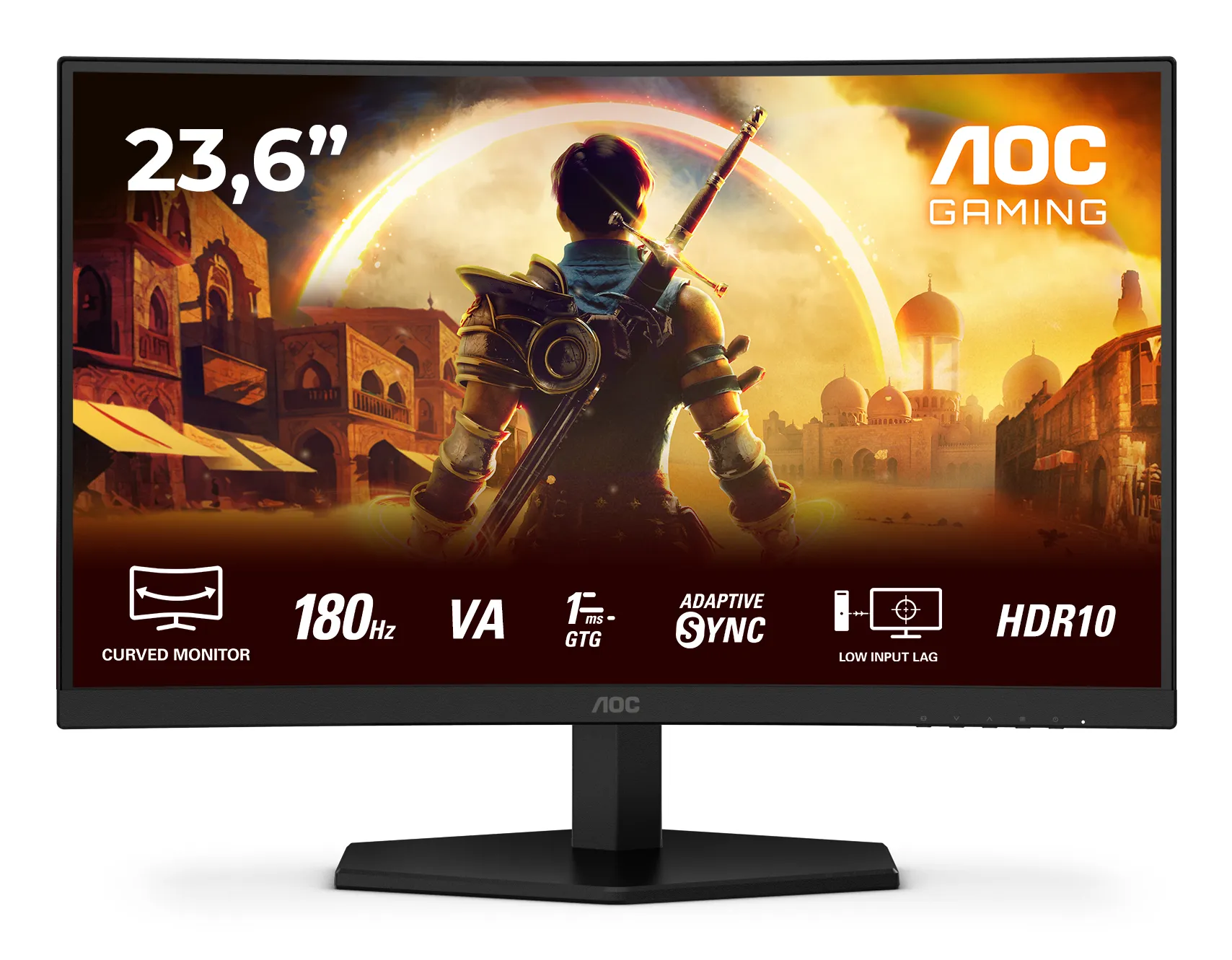 AOC 23.6&quot; G4 C24G42E Full HD, Fast VA - curved monitor