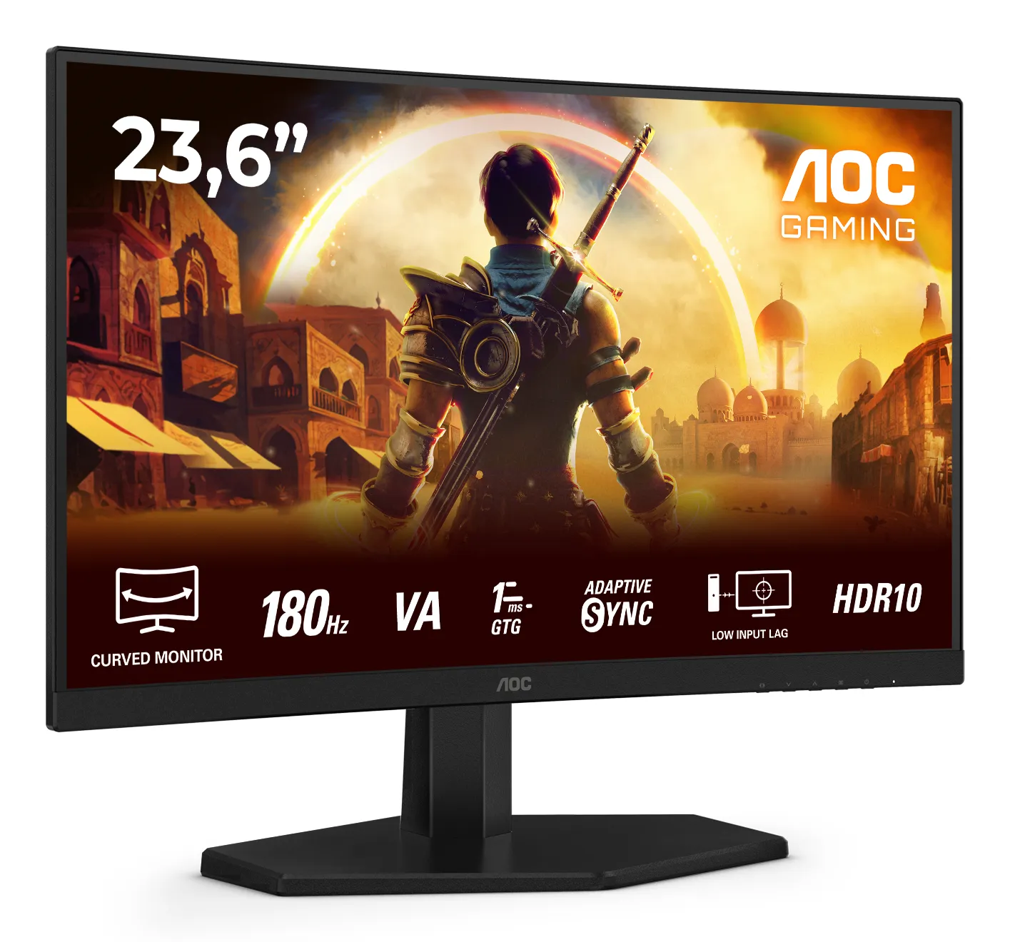 AOC 23.6&quot; G4 C24G42E Full HD, Fast VA - curved monitor