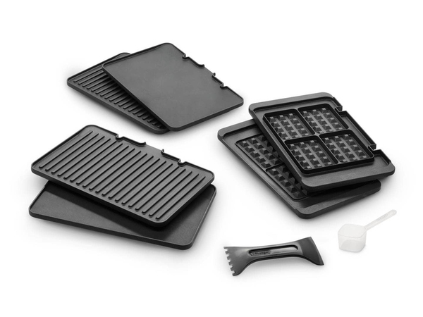 De'Longhi Livenza Waffle maker/grill/griddle S&oslash;lv