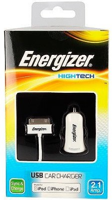 Energizer Hightech 2.1A/10W (10.5/18V) iPhone/iPad autolaturi