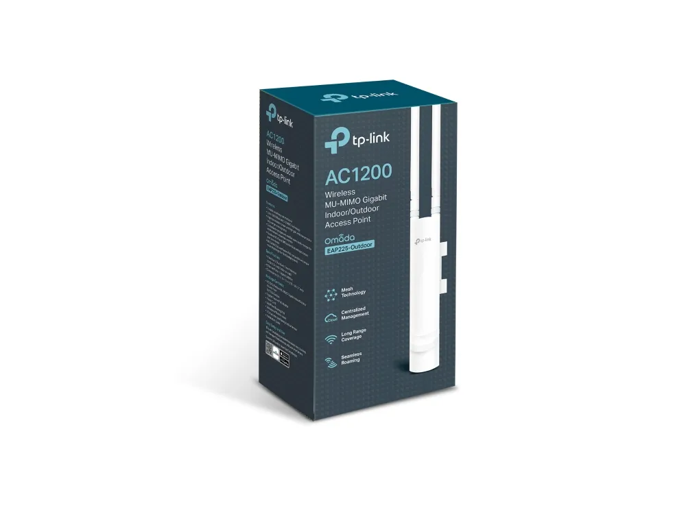 TP-Link Omada EAP225 Outdoor, AC1200, Wi-Fi 5 - access point