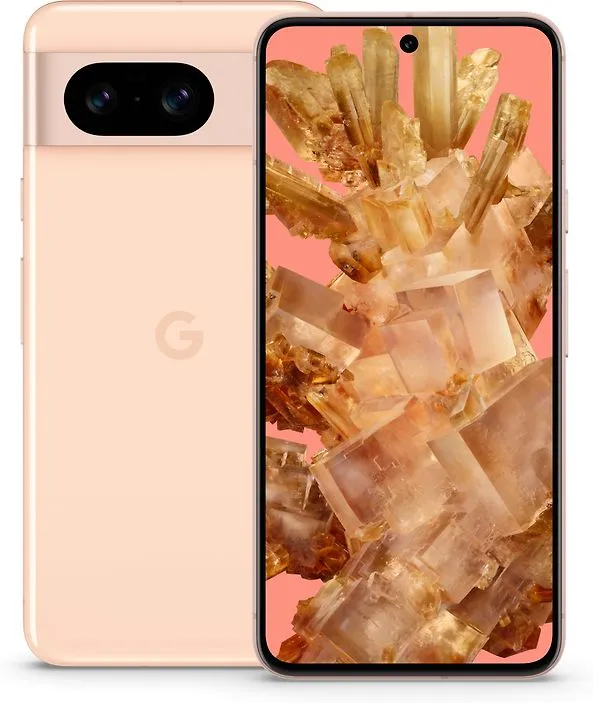 Google Pixel 8 8/128 Gt -puhelin, Vaaleanpunainen