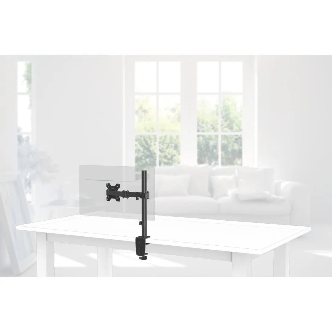 Hama Work Out Single XL - skrivbordsfäste , svart, 13"-32", 10Kg Hama Work Out Single XL - skrivbordsfäste , svart, 13"-32", 10Kg