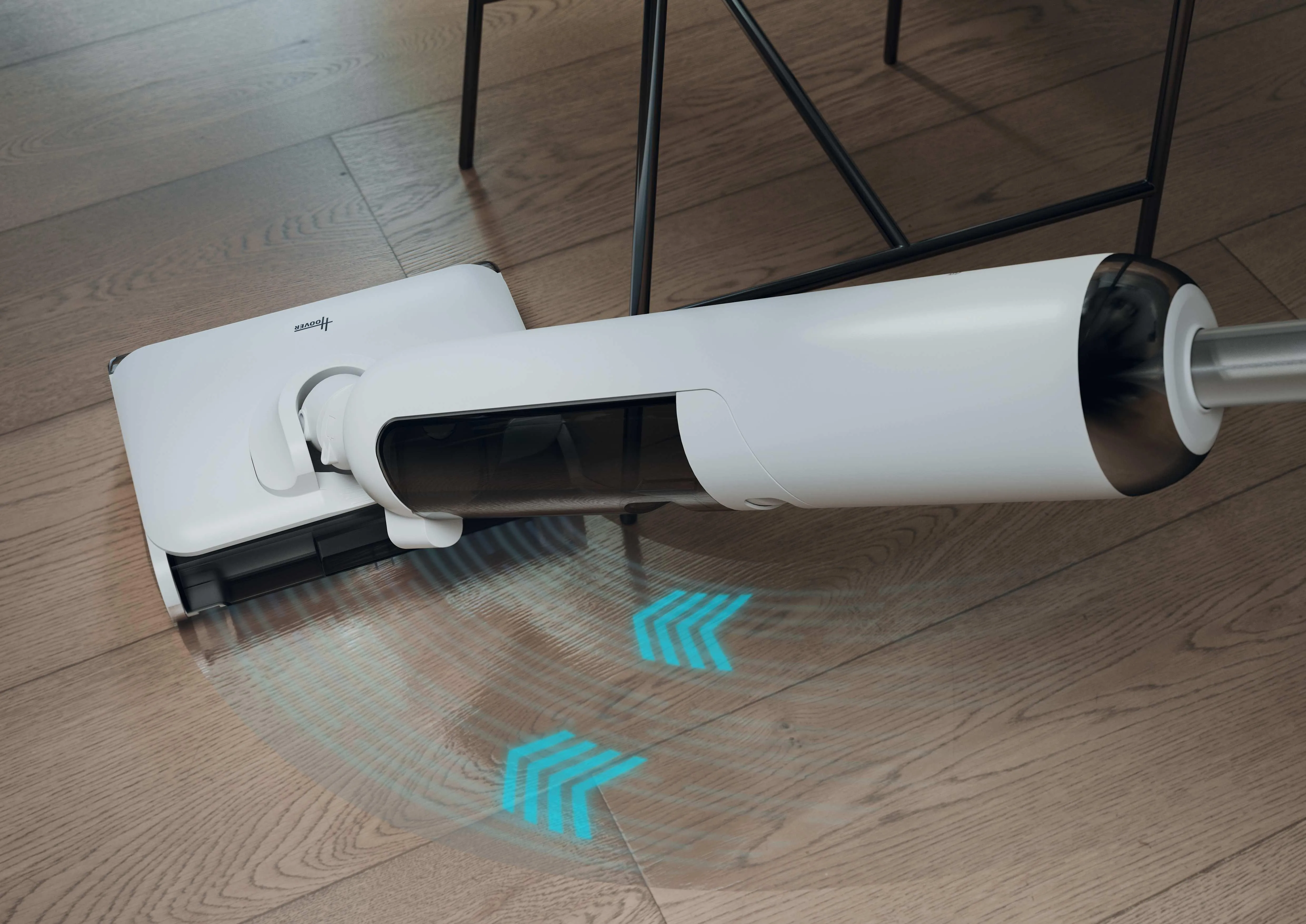 HOOVER HW400 011 Wet and dry vacuum cleaner, White/Silver