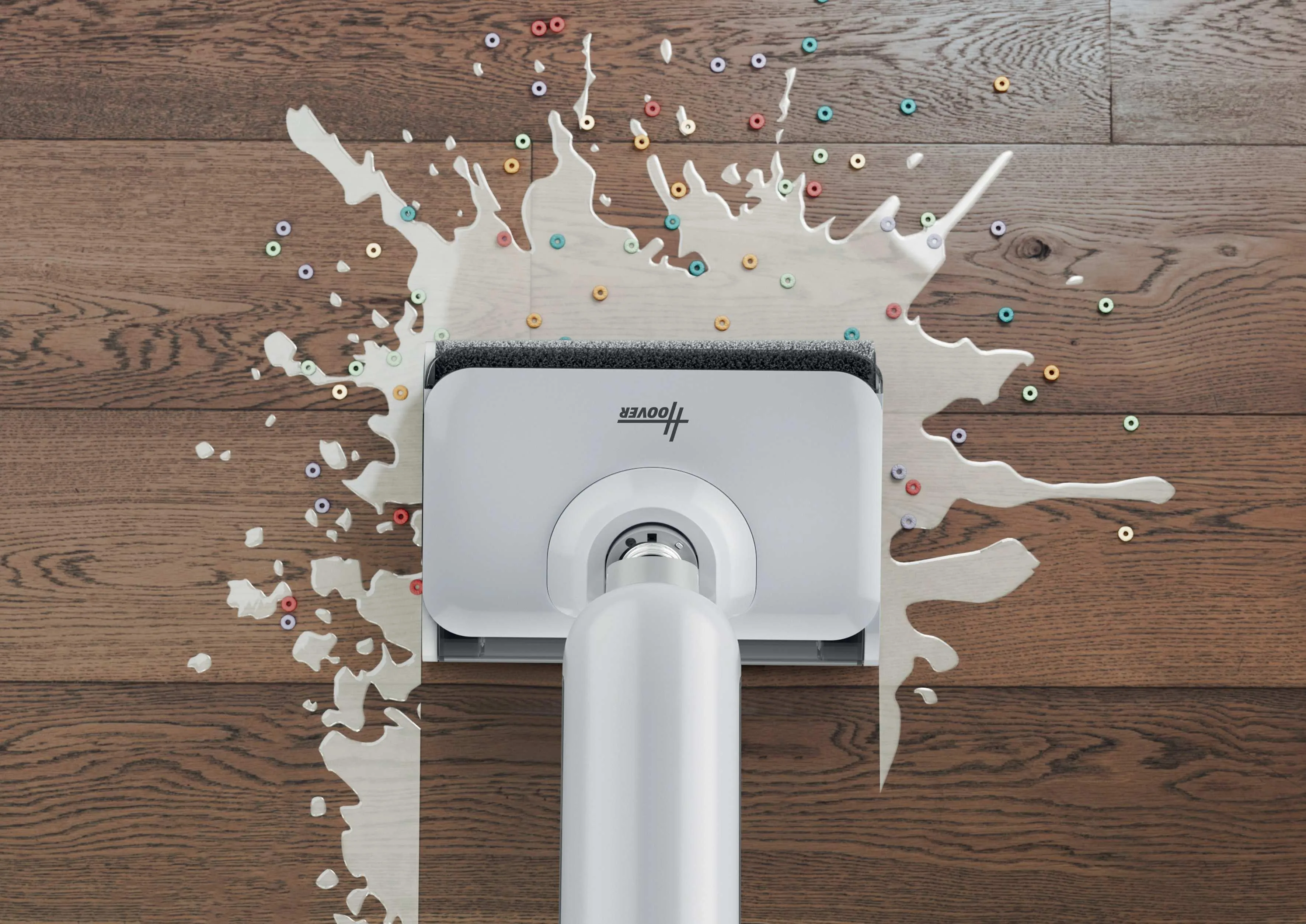 HOOVER HW400 011 Wet and dry vacuum cleaner, White/Silver