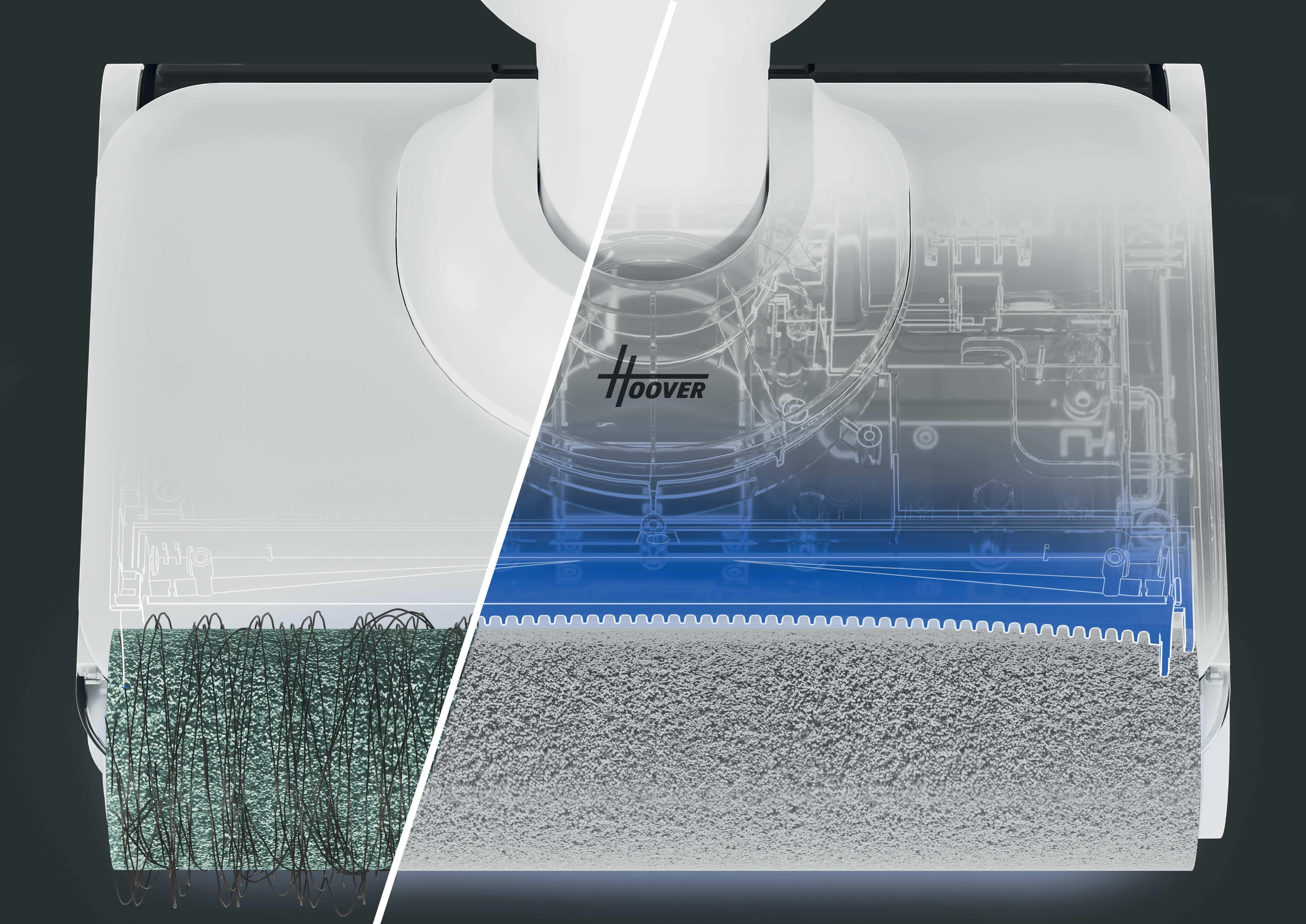 HOOVER HW400 011 Wet and dry vacuum cleaner, White/Silver