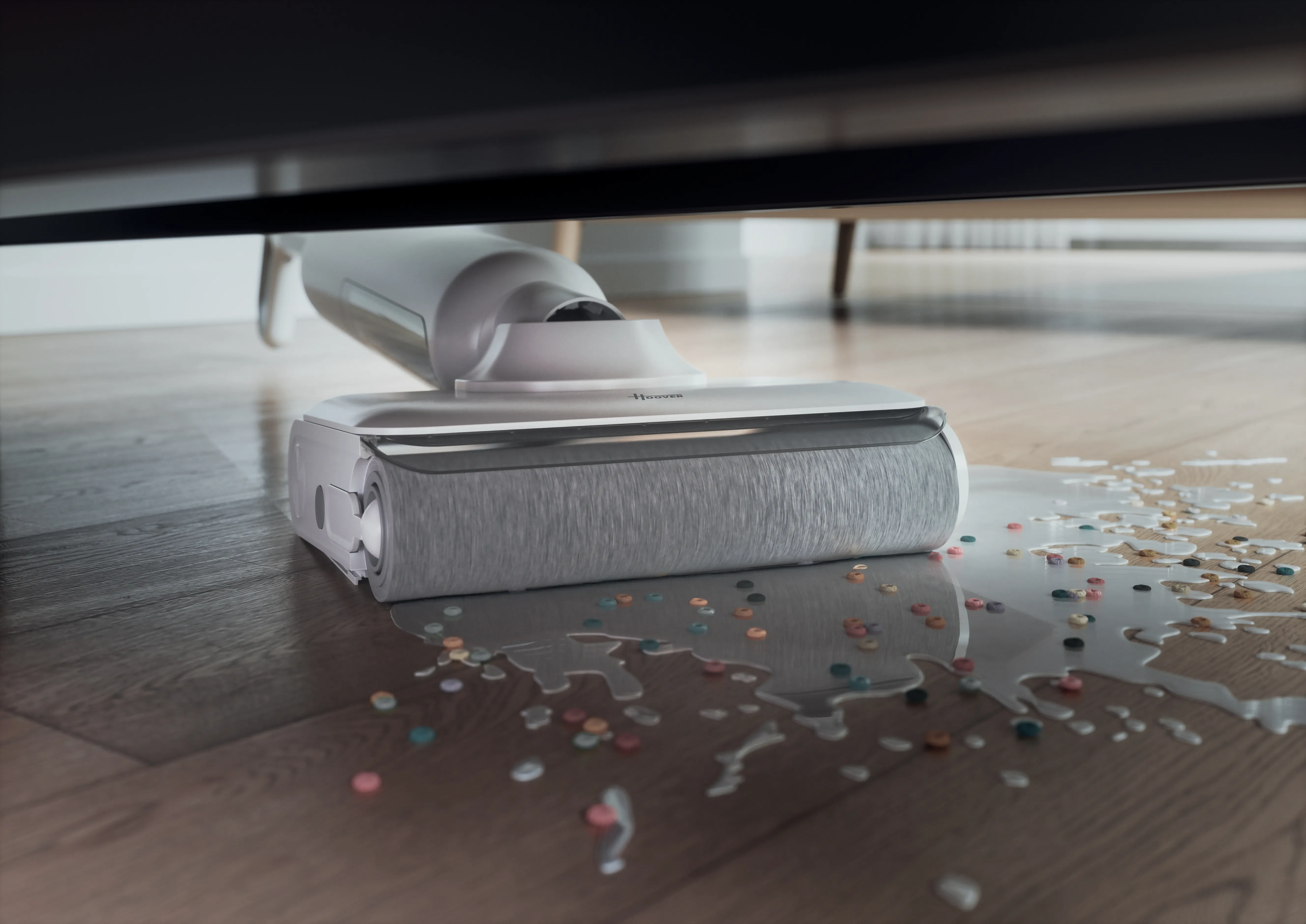 HOOVER HW400 011 Wet and dry vacuum cleaner, White/Silver