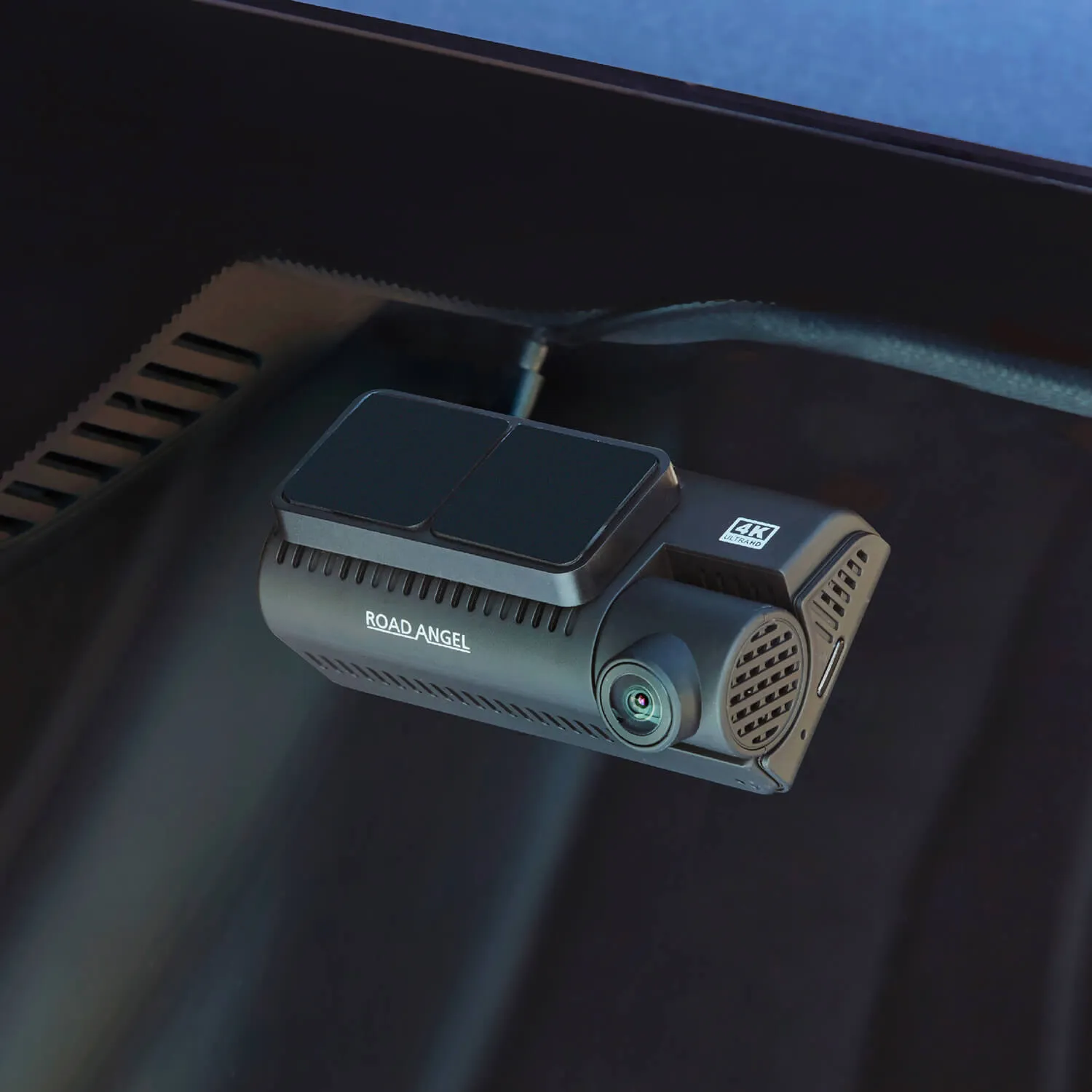 ROAD ANGEL Dash Cam Halo Ultima 4K Dual with GPS