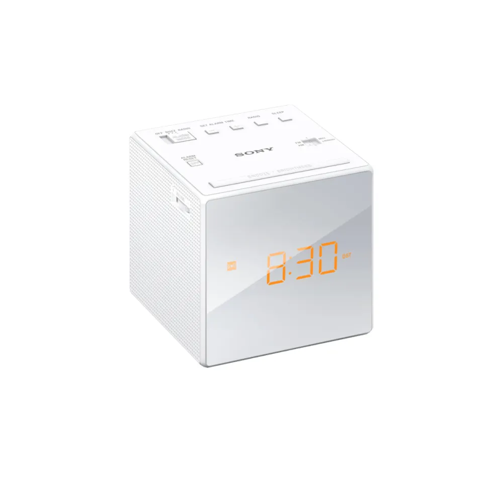 SONY ICFC1W clock radio white