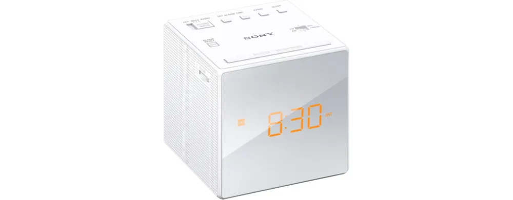 SONY ICFC1W clock radio white