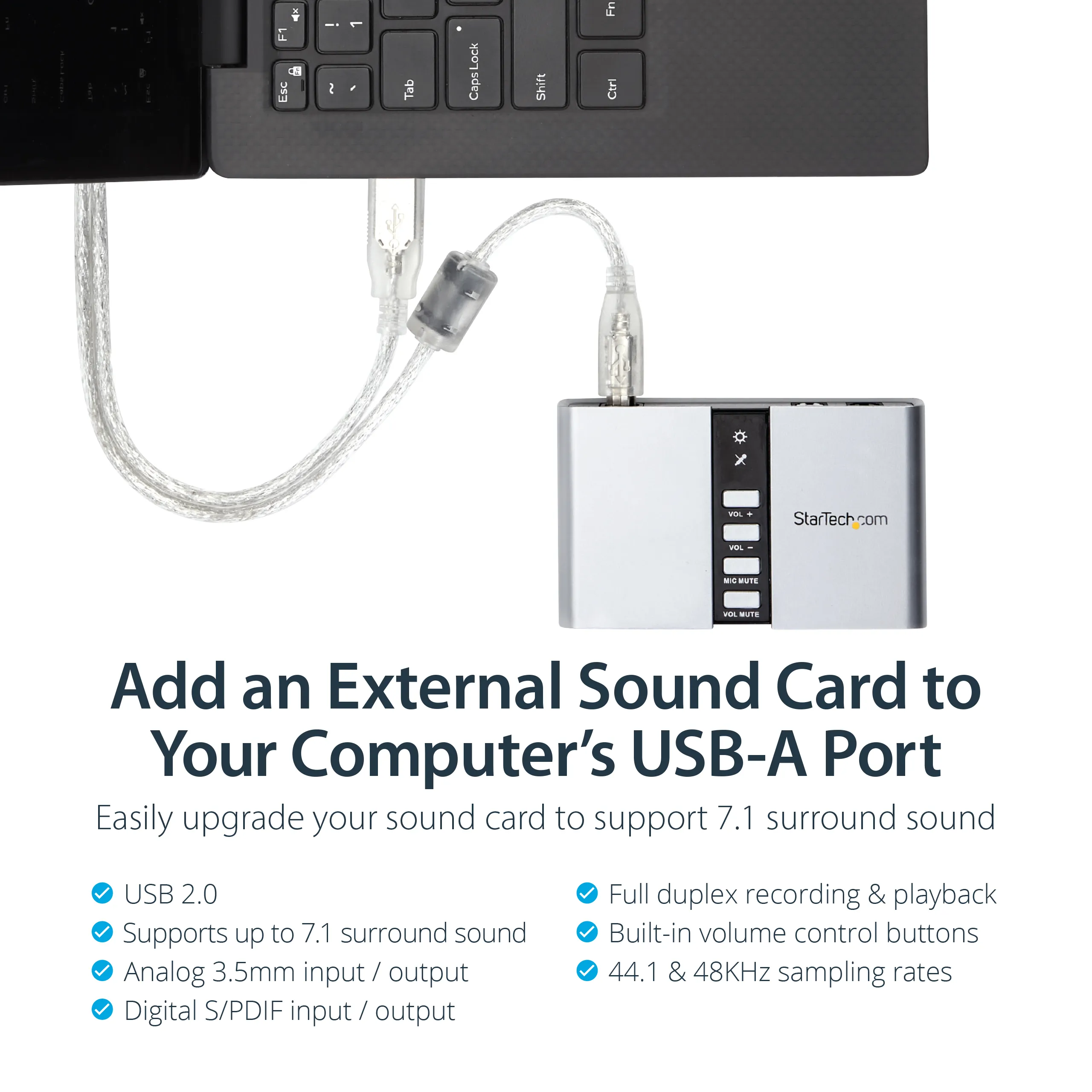 USB AUDIO ADAPTER SOUND CARD