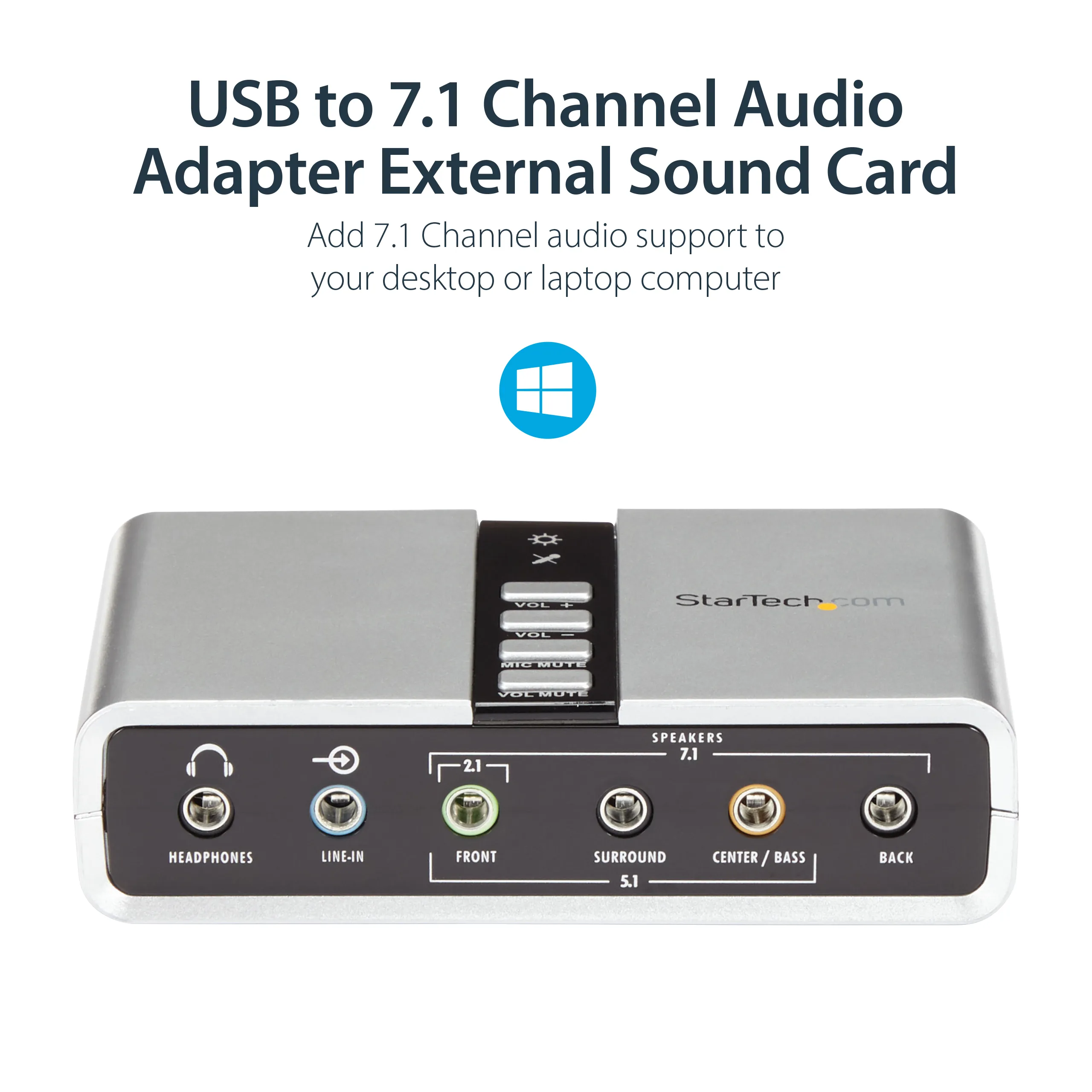 USB AUDIO ADAPTER SOUND CARD